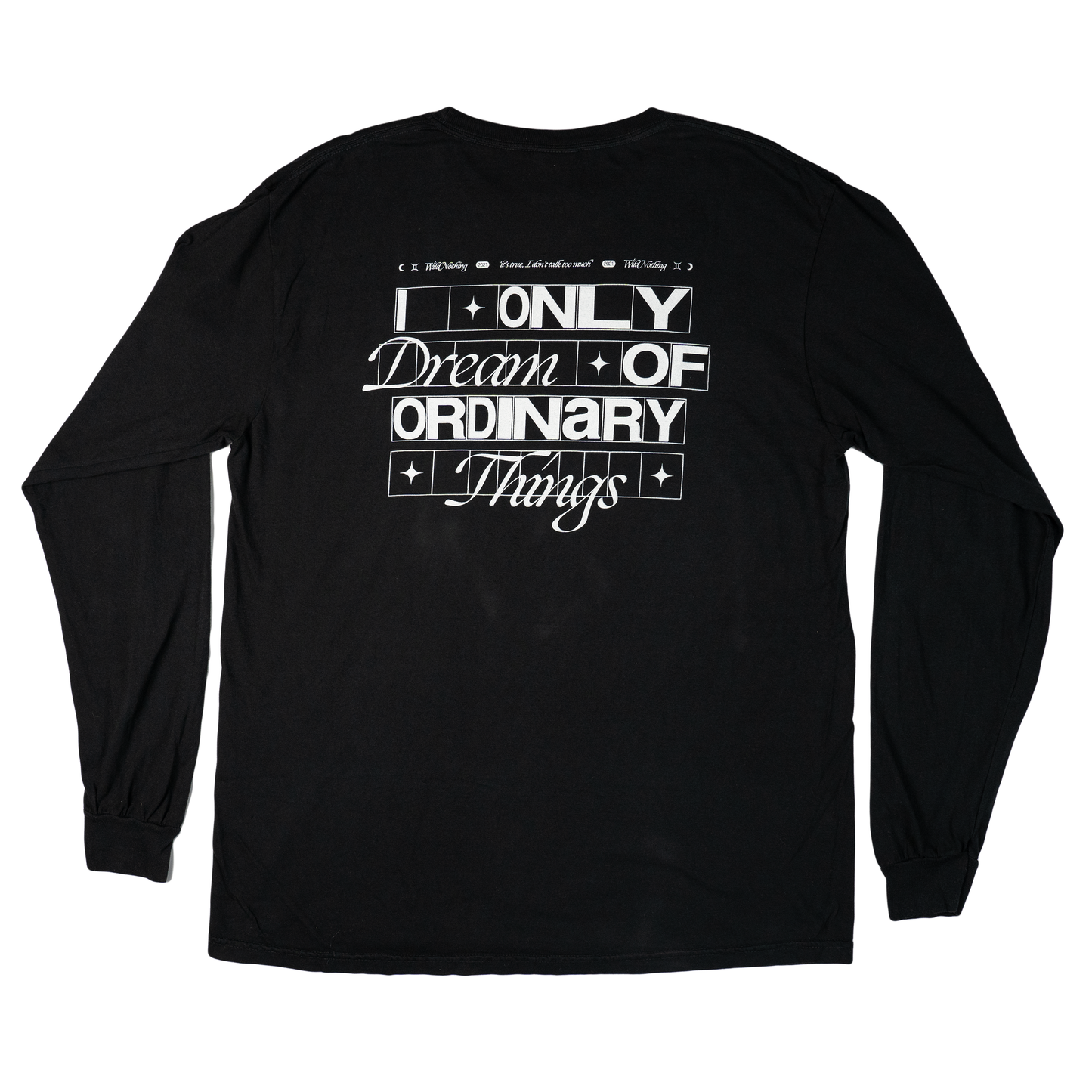 DREAM LONG SLEEVE T-SHIRT - BLACK