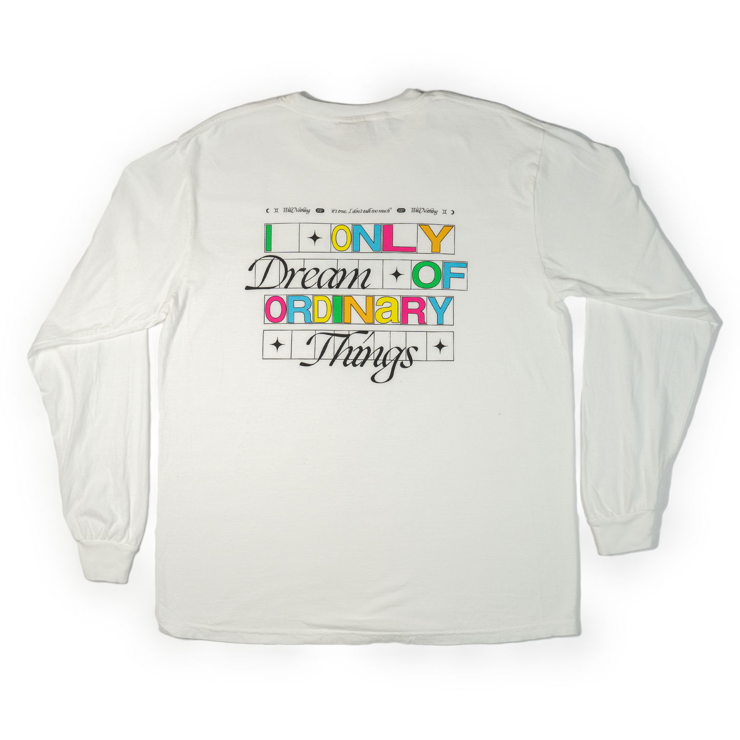 DREAM LONG SLEEVE T-SHIRT - WHITE