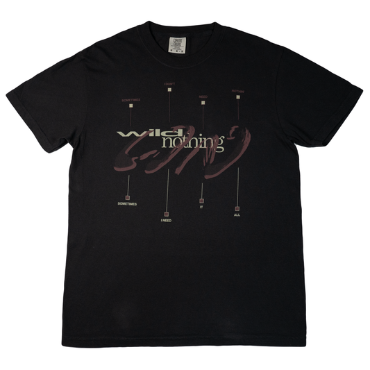 SOMETIMES T-SHIRT - BLACK