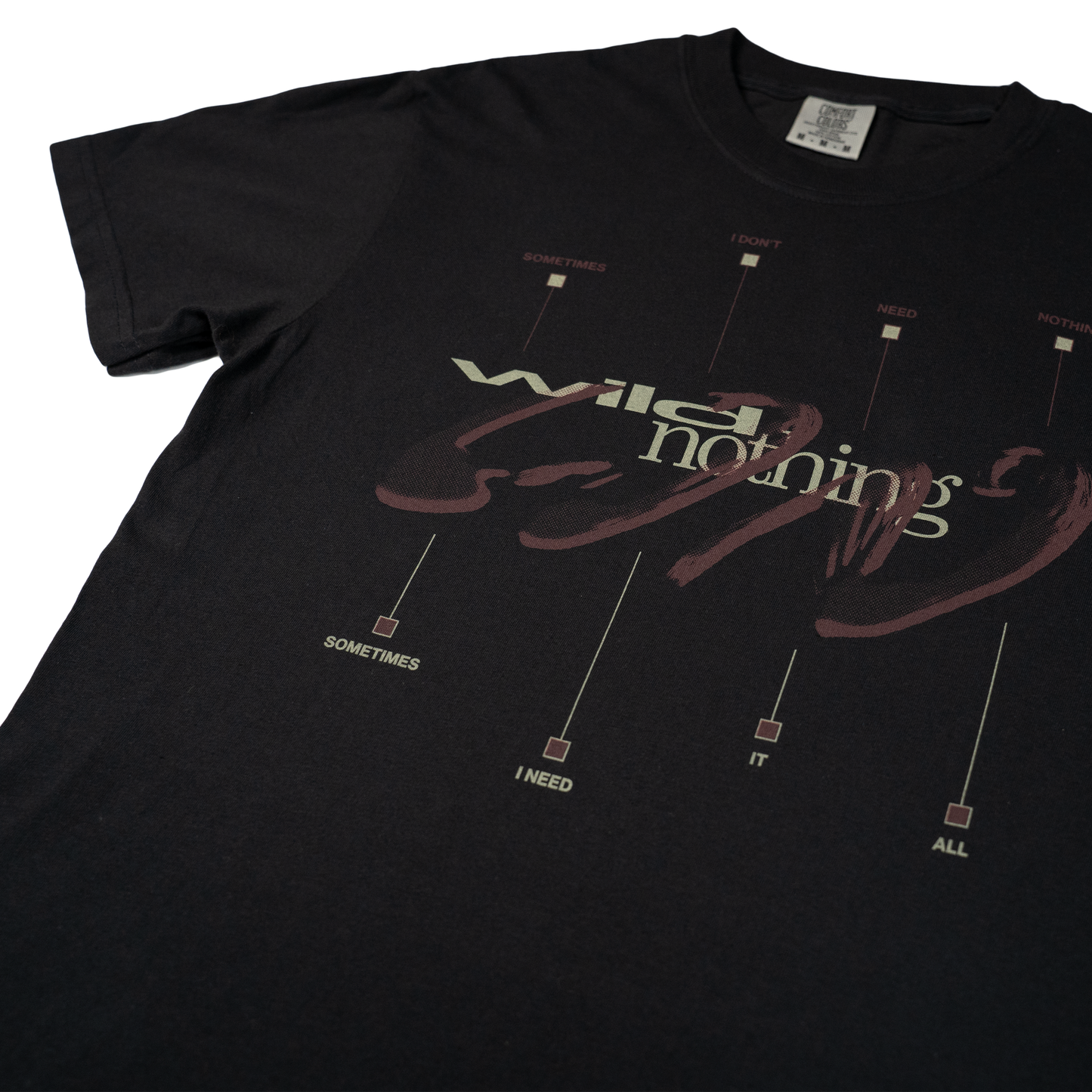 SOMETIMES T-SHIRT - BLACK